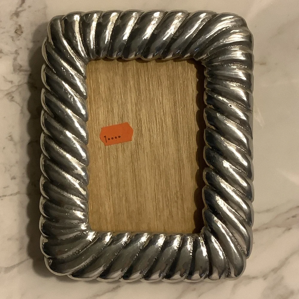 Mexican Rope Border Pewter Frame